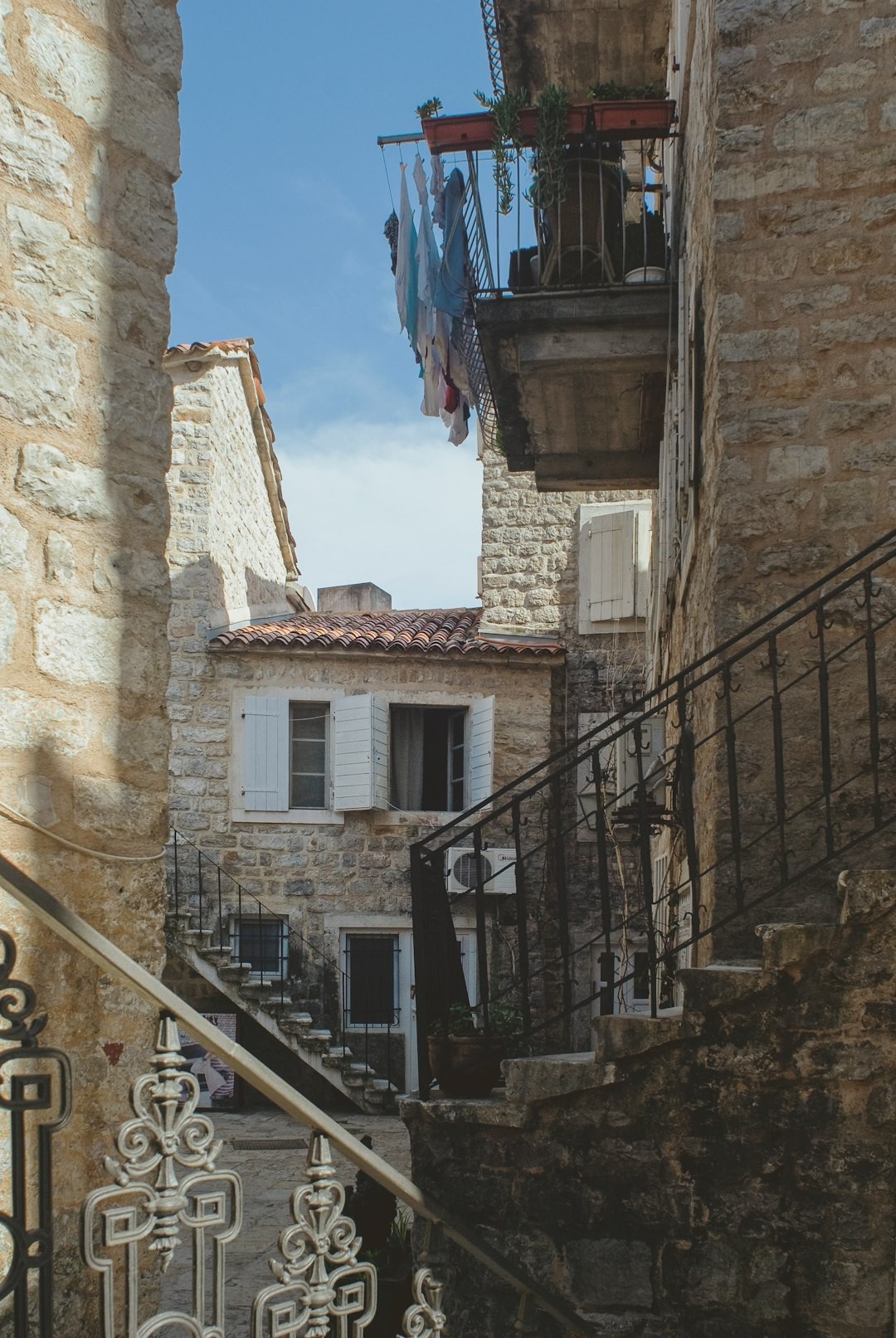 Yard in the old town.